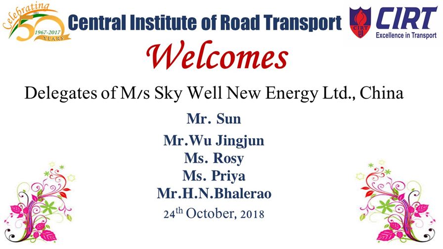 SkyWell New Energy Delegates Visit to China
